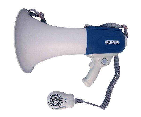 MEGAPHONE 625S WITH MIC & SIREN