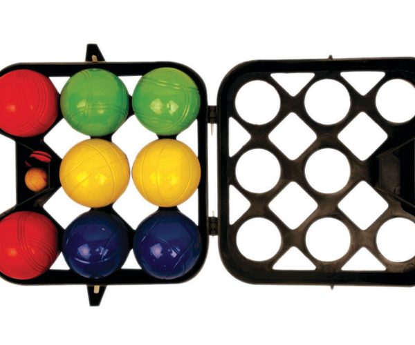 BOULE SET COLOURED METAL – IN CASE