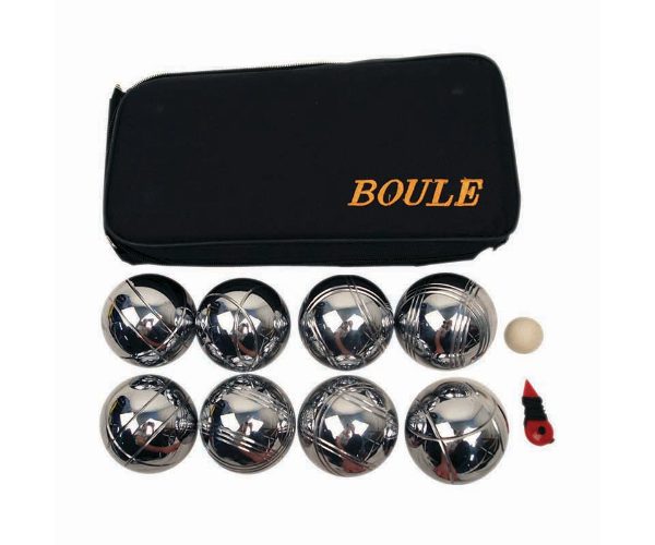 BOULE SET CHROMED METAL – IN NYLON BAG