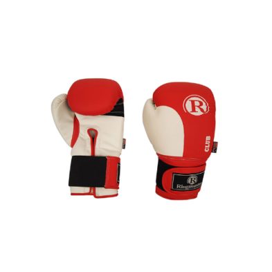 CLUB BOXING GLOVE PROMO SIZE RED / WHITE