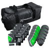 RINGMASTER ULTRA PERSONAL TRAINING BOXING KIT - GREY / FLUORO GREEN