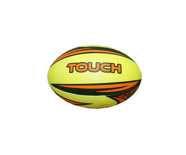 RUGBY BALL TOUCH SENIOR – NITE FLUORO YELLOW