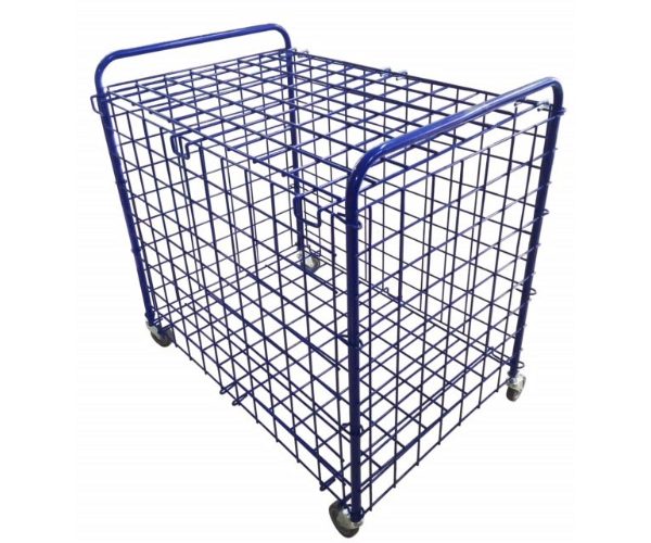 METAL MESH BALL STORAGE CAGE – FOLDABLE