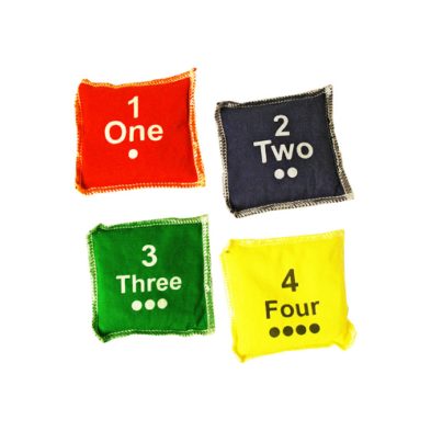 COTTON BEAN BAG SET - NUMBERS 1 TO 10