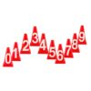 MARKING CONE NUMBER SET - 0-9