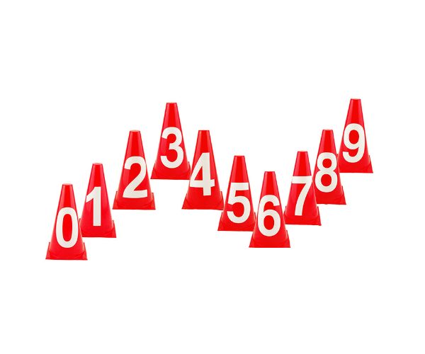 MARKING CONE NUMBER SET – 0-9