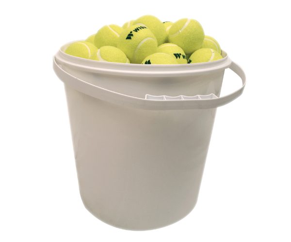 BUCKET OF TENNIS BALLS (72)