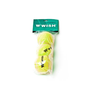 WISH TRAINING 303 TENNIS BALL PACK OF 3 - YELLOW