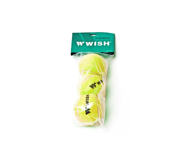 WISH TRAINING 303 TENNIS BALL PACK OF 3 – YELLOW