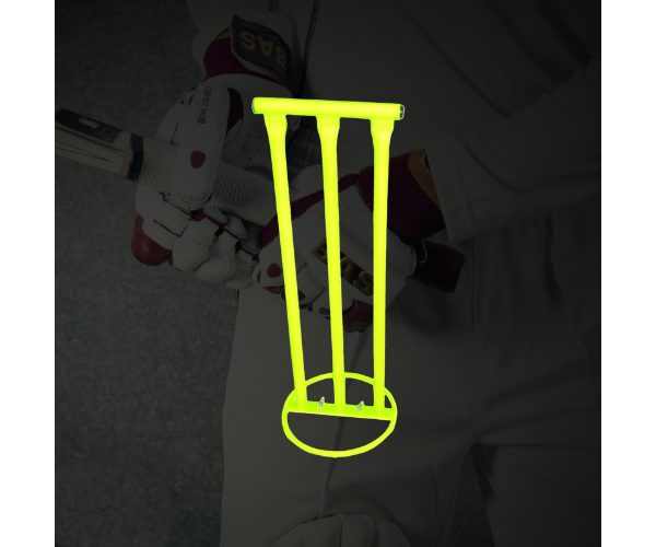 CRICKET WICKET METAL 2 PIECE FLUORO