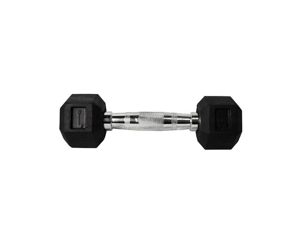 HEX RUBBER DUMBBELL