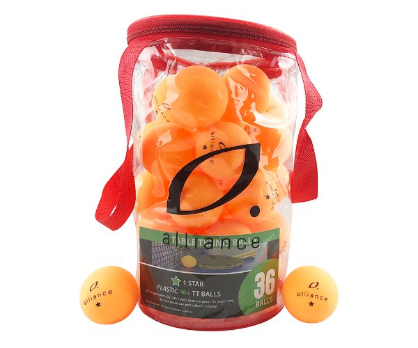 TABLE TENNIS BALLS 40+ ABS 1 STAR ORANGE