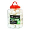 TABLE TENNIS BALLS 40+ ABS 1 STAR  WHITE - White