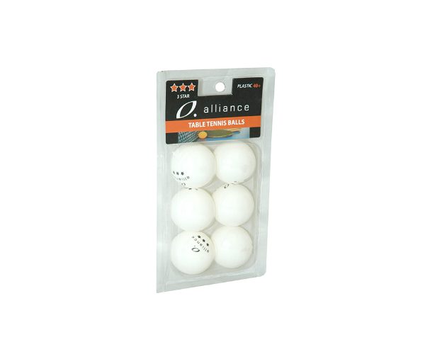 ALLIANCE TABLE TENNIS BALLS 40+ ABS 3 STAR