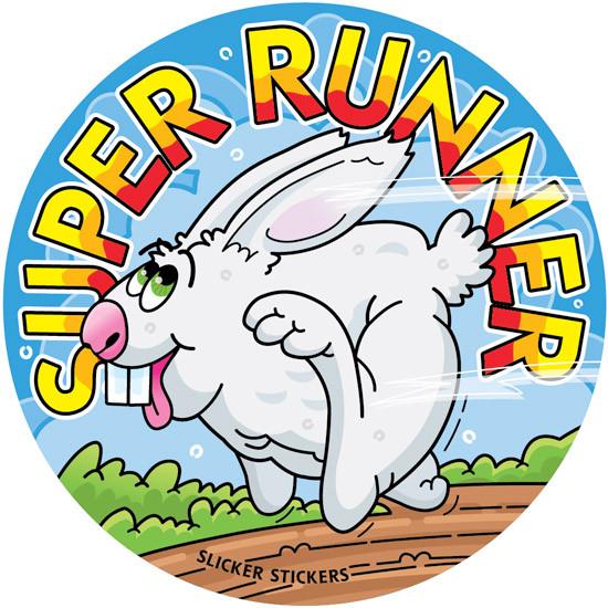 SUPER RUNNER STICKER