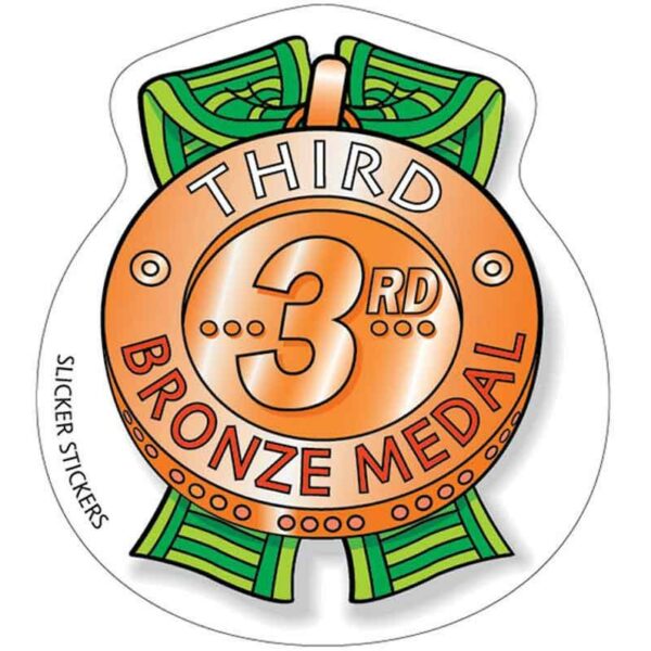 3RD PLACE MEDAL STICKER