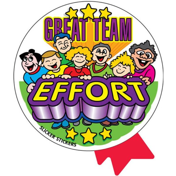 GREAT TEAM EFFORT STICKER