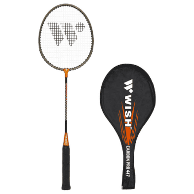 WISH BADMINTON RACQUET - CARBON PRO 417